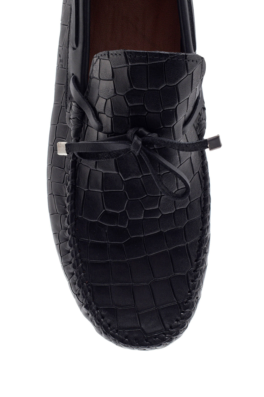 Erkek Deri Kroko Loafer