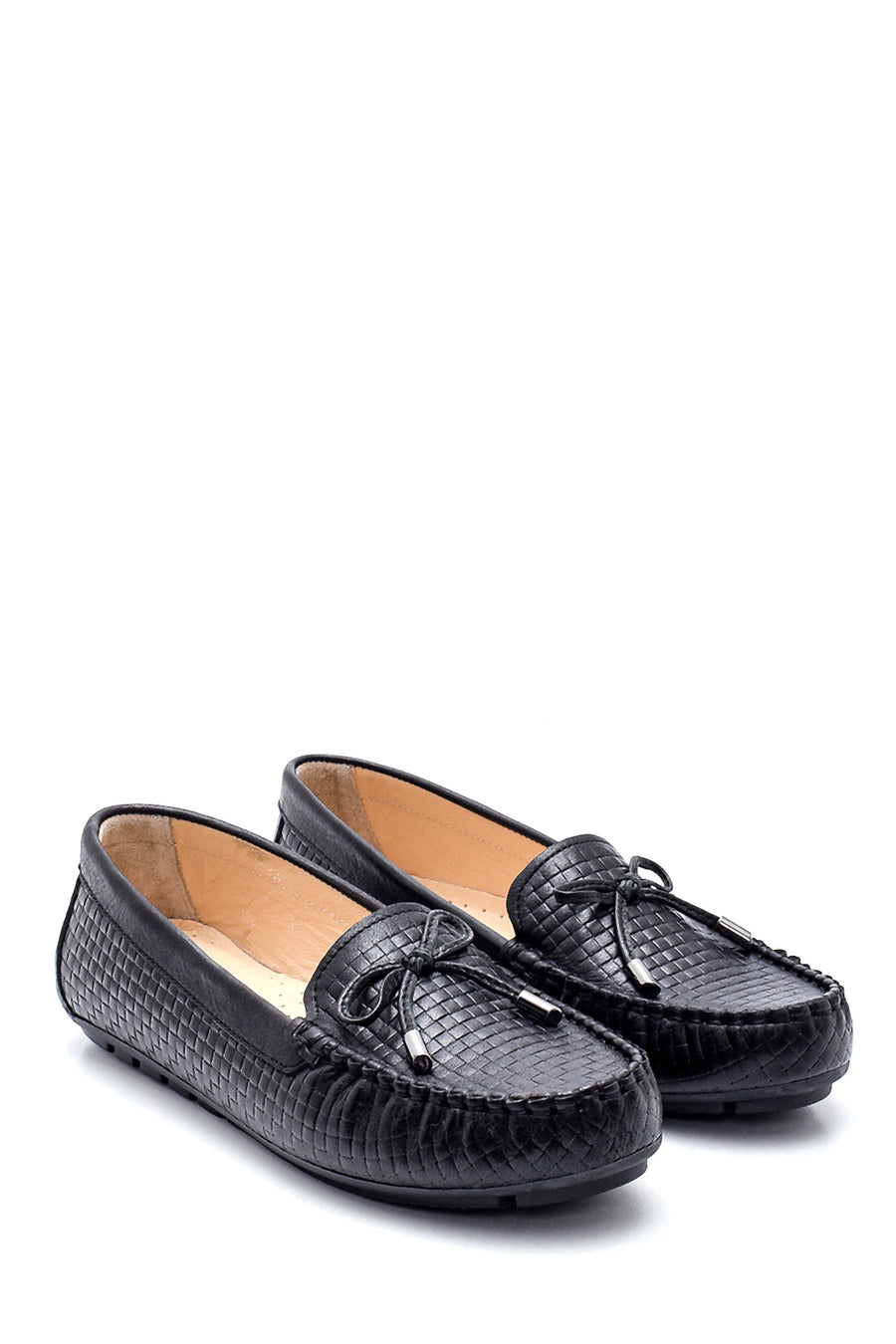Kadın Deri Kroko Loafer
