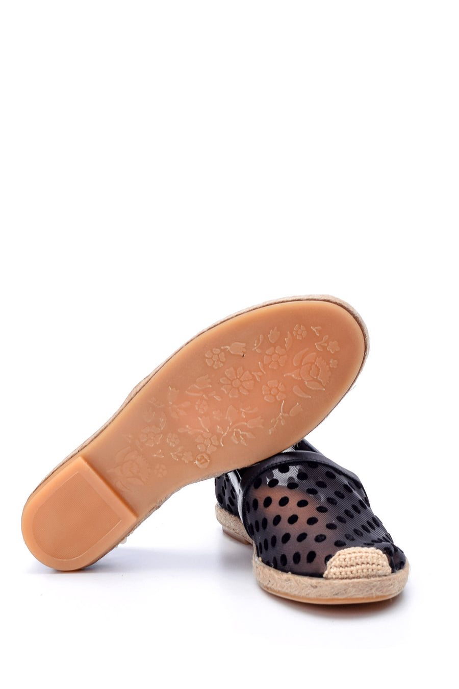 Women's Tulle Detailed Polka Dot Loafer