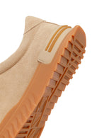 Male Beige Lace-up Suede Casual Sneaker | Derimod