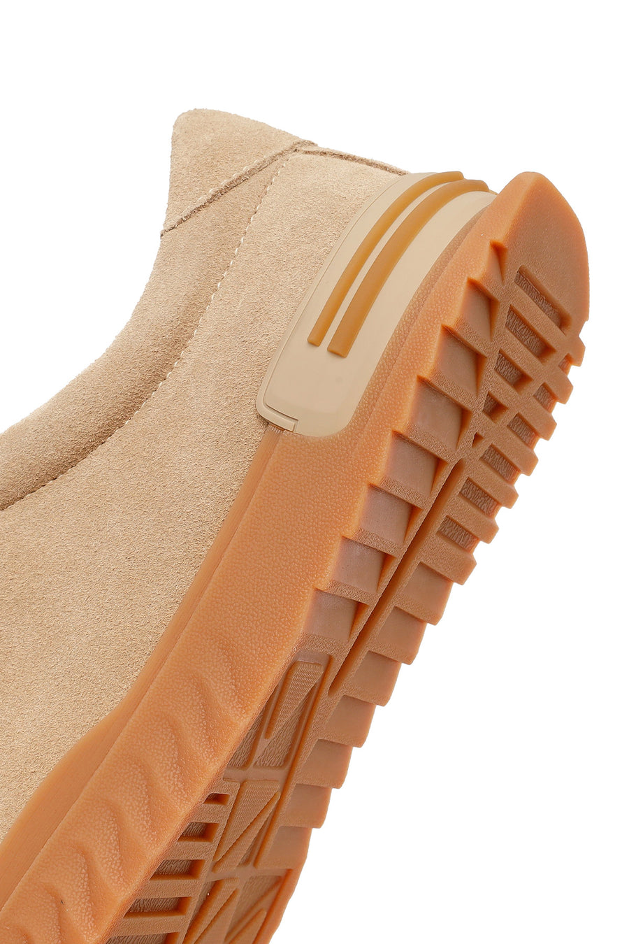 Male Beige Lace-up Suede Casual Sneaker