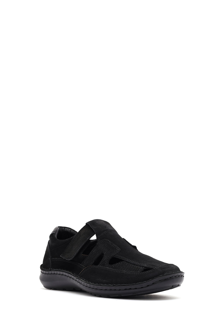 
Men's Black Nubuck Leather Casual Shoes
