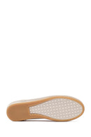 Women's Beige Suede Leather Loafer | Derimod