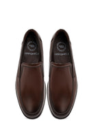 Derimod Fly Erkek Kahverengi Deri Loafer | Derimod