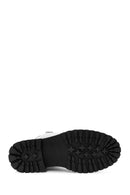 Women's Black Buckle Detailed Leather Boots | Derimod