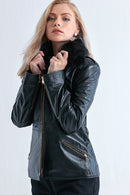 Karen Women's Leather Jacket | Derimod