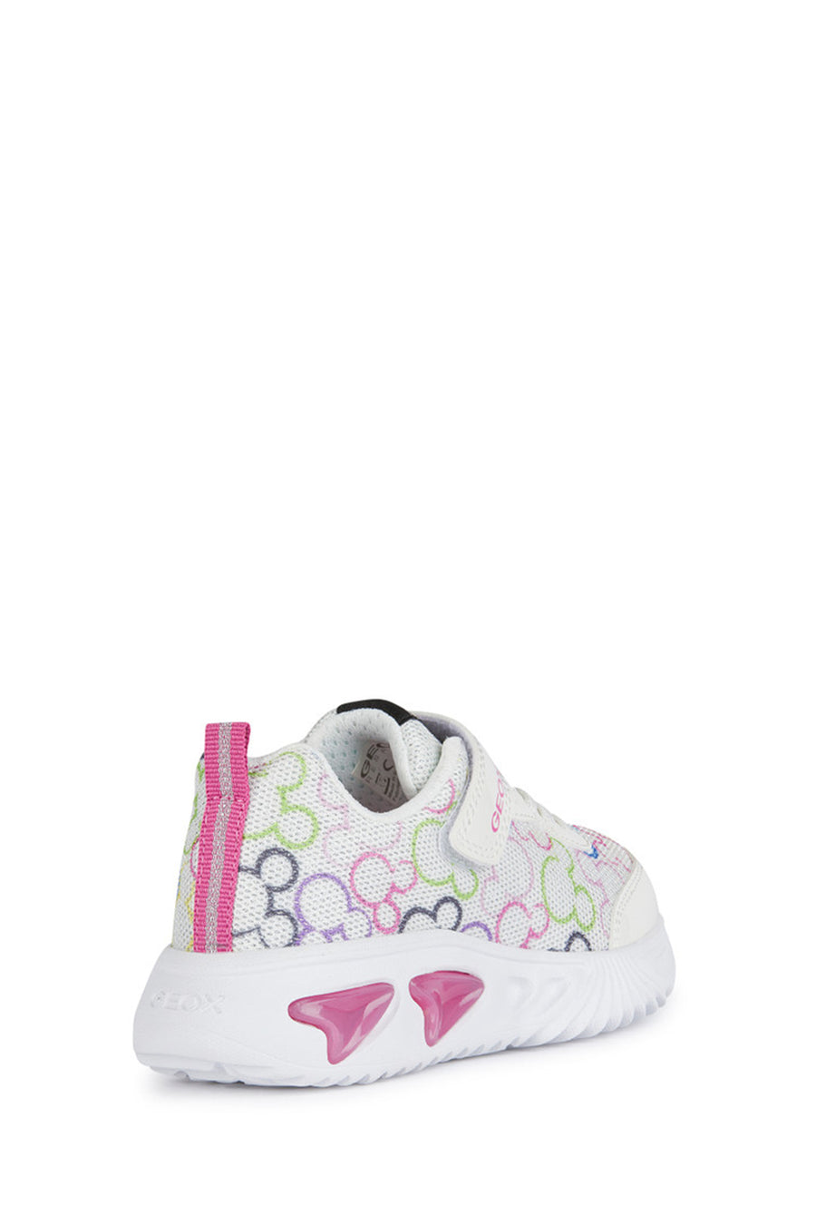 Geox Kız Çocuk Beyaz Assister Bantlı Deri Sneaker