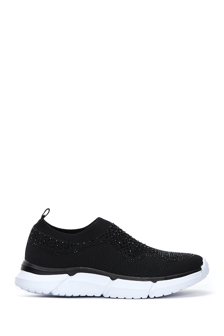 Kadın Siyah Taşlı Kumaş Sneaker 22WFD48036F | Derimod