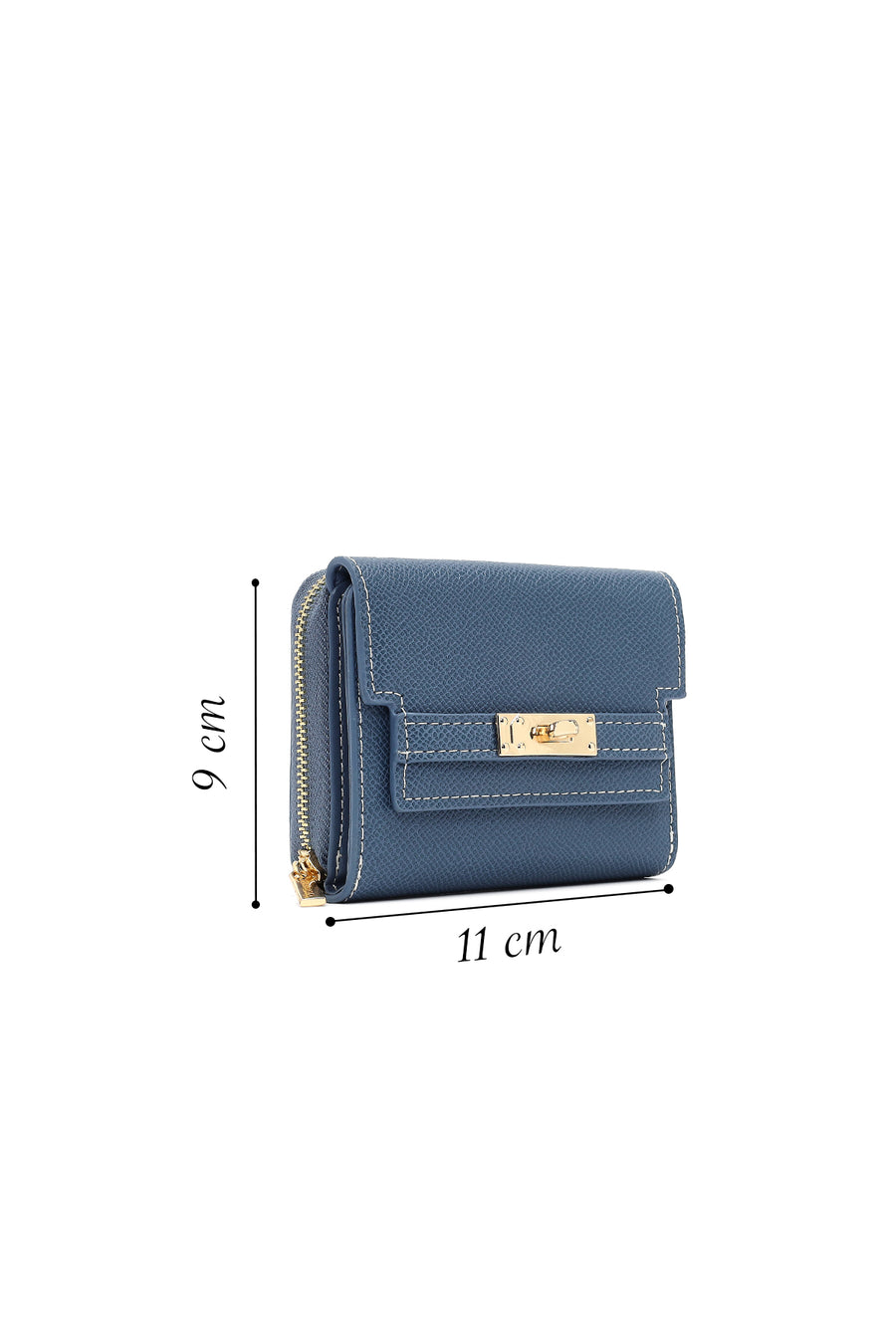 Women's Blue Printed Wallet