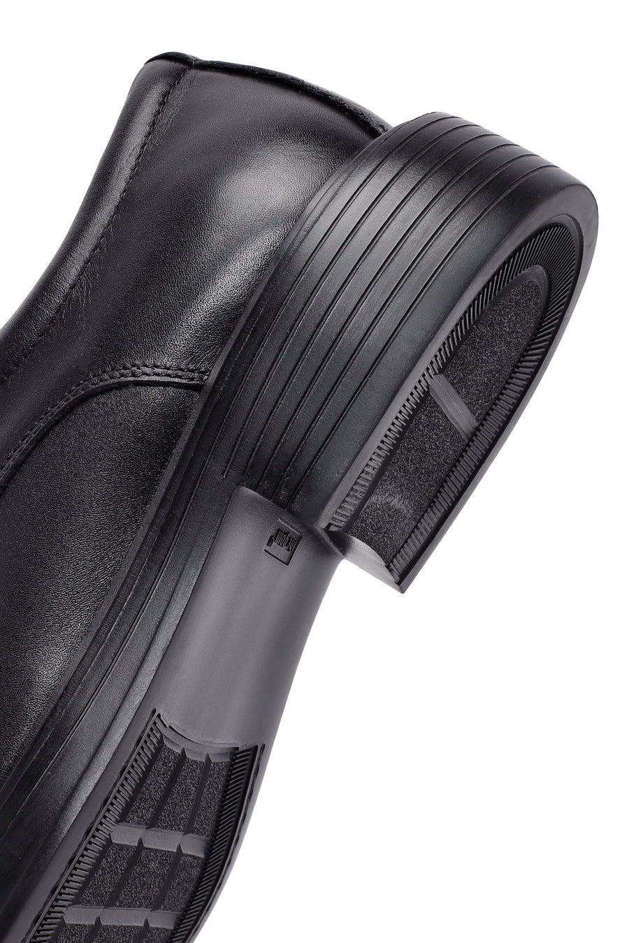 Men's Black Lace Up Leather Casual Shoes