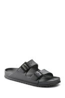 Birkenstock Men's Anthracite Arizona Double Buckle Eva Slippers | Derimod