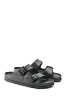 Birkenstock Men's Anthracite Arizona Double Buckle Eva Slippers | Derimod