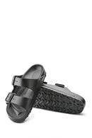 Birkenstock Men's Anthracite Arizona Double Buckle Eva Slippers | Derimod