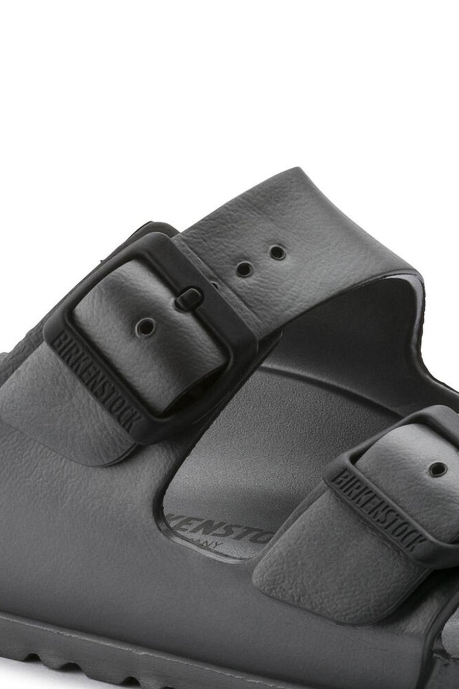 Birkenstock Men's Anthracite Arizona Double Buckle Eva Slippers