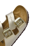 Birkenstock Kadın Altın Arizona Bf Çift Tokalı Terlik | Derimod