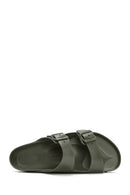 Birkenstock Erkek Yeşil Arizona Eva Çift Tokalı Terlik | Derimod