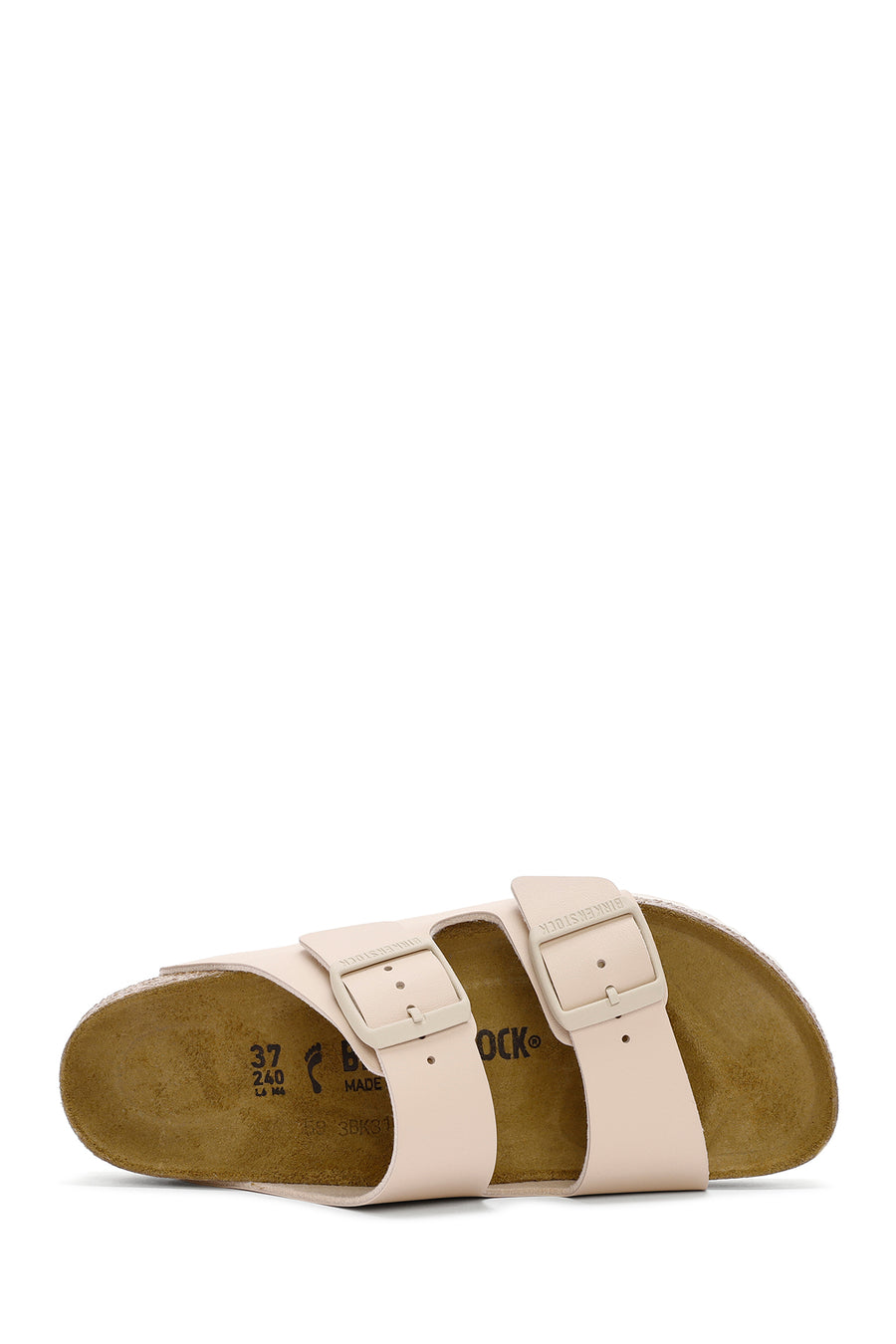 Birkenstock Kadın Bej Arizona Bf Çift Tokalı Terlik