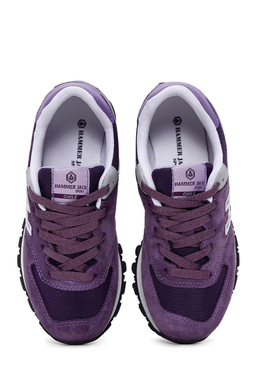 Hammer Jack Women's Lilac Chile Suede Leather Sneaker