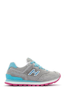 Hammer Jack Women's Turquoise Chile Suede Leather Sneaker | Derimod