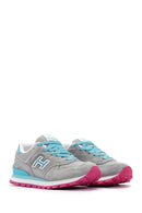 Hammer Jack Women's Turquoise Chile Suede Leather Sneaker | Derimod