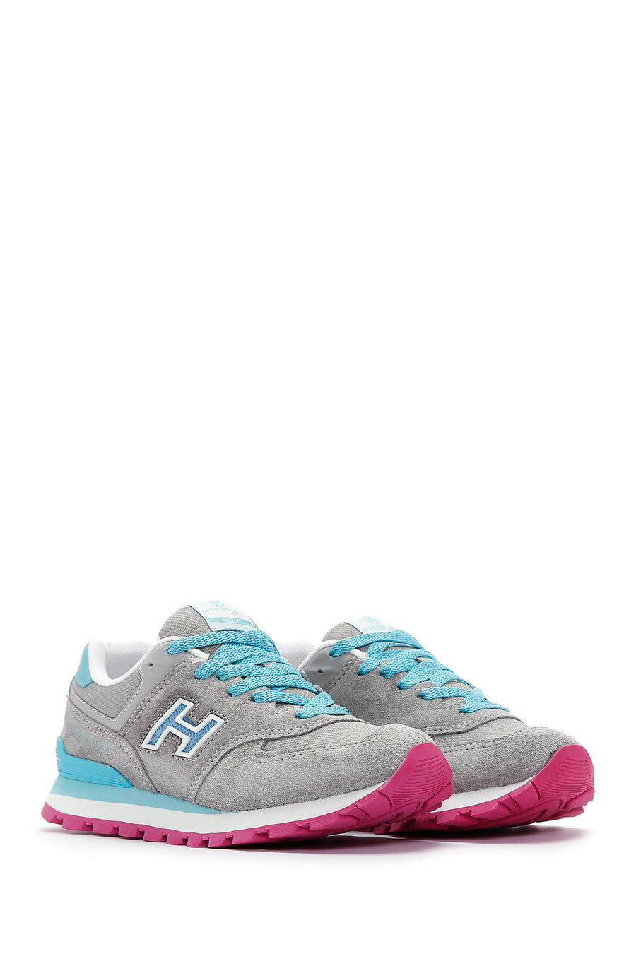 Hammer Jack Women's Turquoise Chile Suede Leather Sneaker