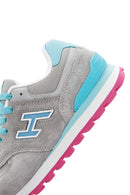 Hammer Jack Women's Turquoise Chile Suede Leather Sneaker | Derimod