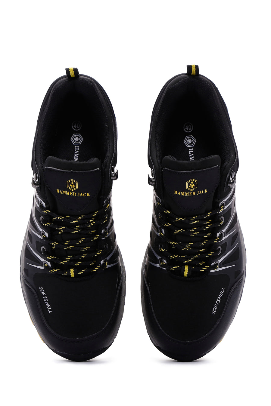 Hammer Jack Men's Black Roller Outdoor Shoes