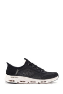 Skechers Kadın Siyah Glide Bağcıklı Kalın Tabanlı Kumaş Sneaker | Derimod