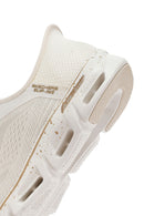 Skechers Kadın Bej Glide Step Gratify Bağcıklı Kumaş Sneaker | Derimod