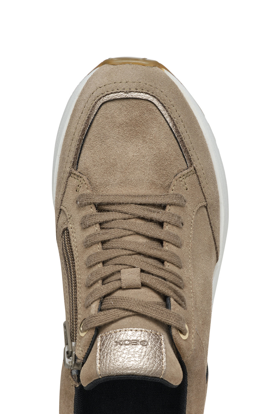 Geox Women's Mink New Kency Wedge Sole Sneaker