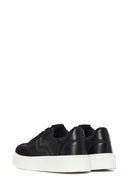 Woman Black Lace-Up Sneakers | Derimod