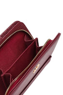 Women's Burgundy Wallet | Derimod