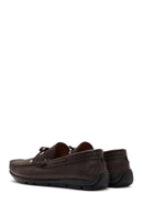 Men's Brown Tassel Leather Loafer | Derimod