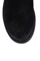 Women's Belted Suede Leather Boots | Derimod