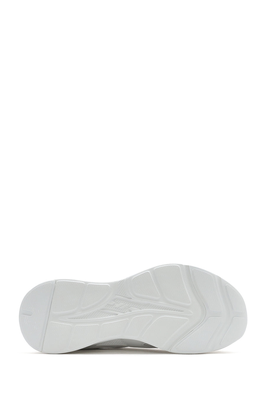 Skechers Kadın Beyaz Bobs Bamina Bağcıklı Kalın Tabanlı Kumaş Sneaker