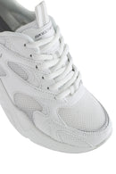 Skechers Kadın Beyaz Bobs Bamina Bağcıklı Kalın Tabanlı Kumaş Sneaker | Derimod
