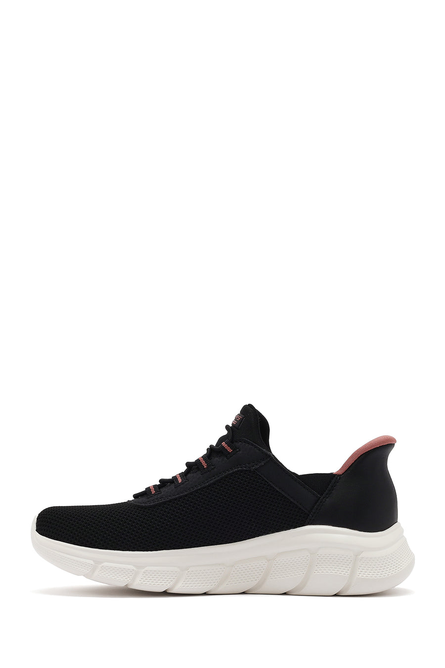Skechers Kadın Siyah Bobs B Flex - Fan Fav Kalın Tabanlı Kumaş Sneaker
