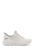 Skechers Kadın Beyaz Bobs B Flex - Fan Fav Kalın Tabanlı Kumaş Sneaker | Derimod