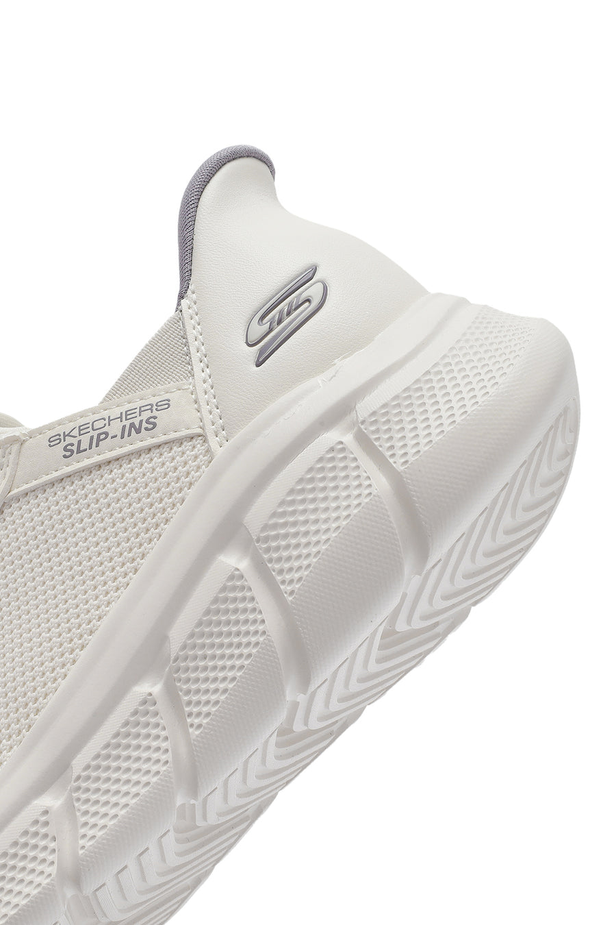 Skechers Kadın Beyaz Bobs B Flex - Fan Fav Kalın Tabanlı Kumaş Sneaker