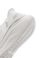Skechers Women's White Bobs B Love - True Delight Lace-Up Chunky Sole Fabric Sneakers | Derimod