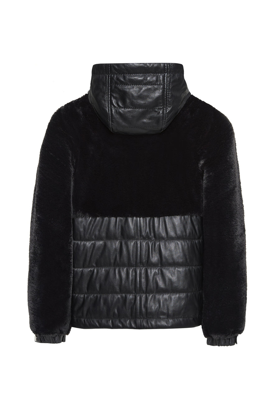 Alabama Women's Black Hooded Teddy Coat