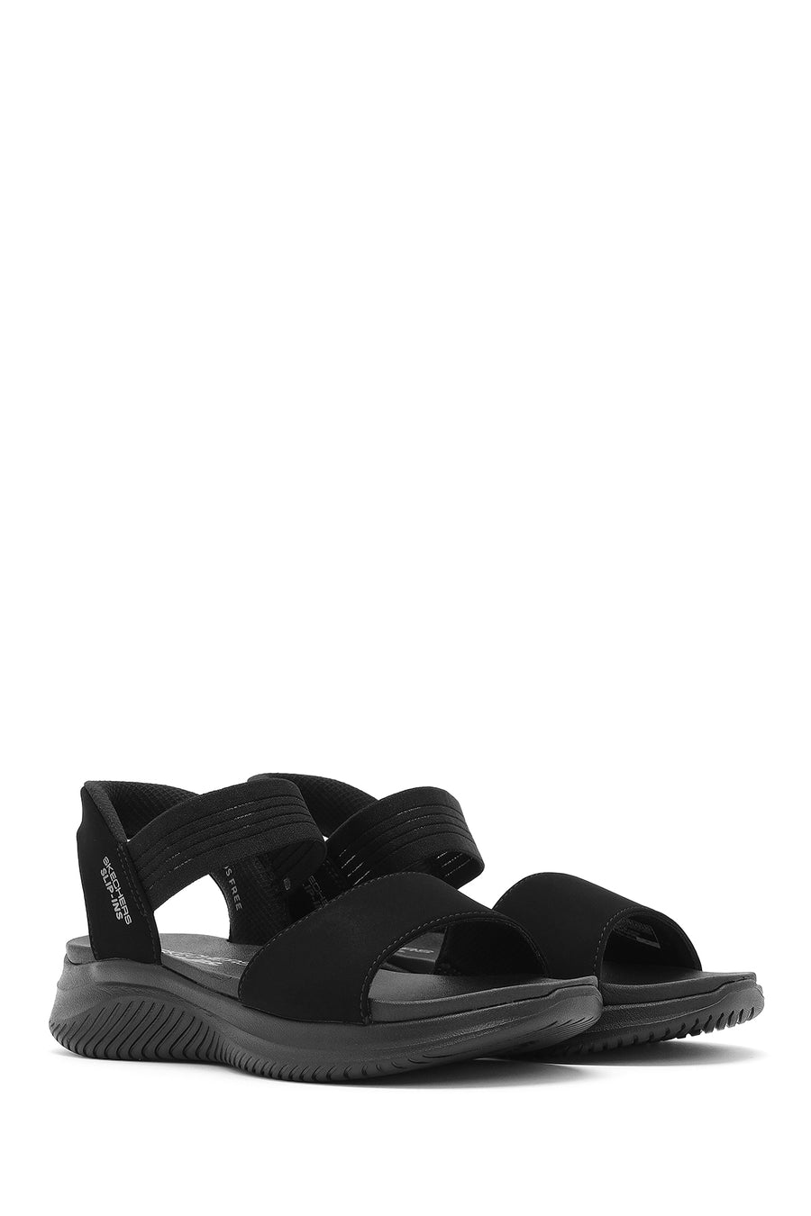 Skechers Women's Black Ultra Flex 3.0 - Summerville Chunky Sole Sandals