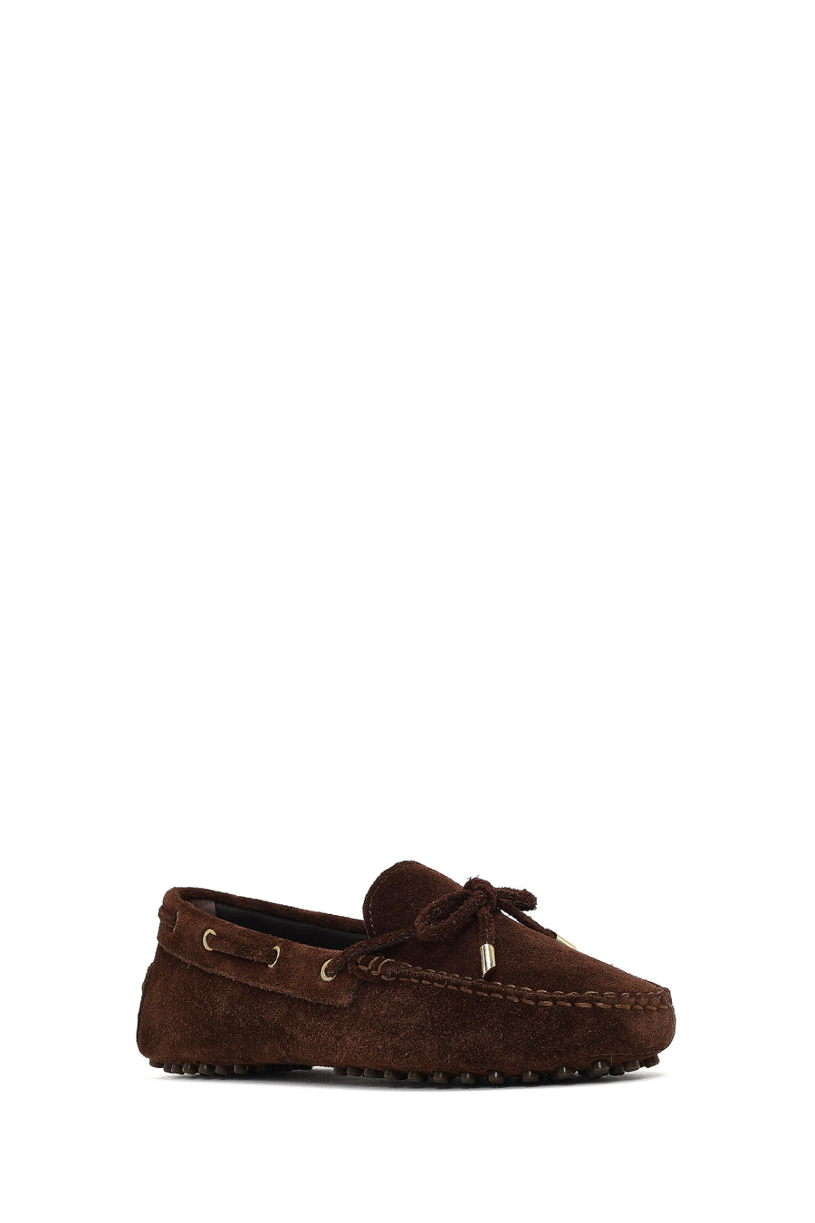 Women's Brown Tassel Suede Leather Loafer