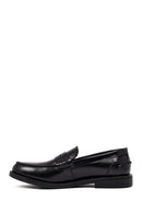 Erkek Siyah Deri Casual Loafer | Derimod