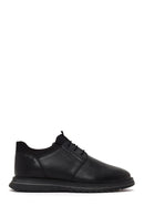 Male Black Lace-Up Leather Casual Shoes | Derimod