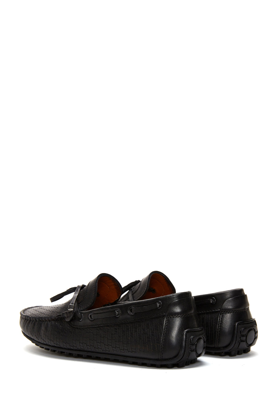Erkek Deri Baskılı Loafer
