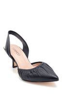 Women's Leather Heeled Sandals | Derimod