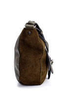 Women's Suede Detailed Shoulder Bag | Derimod
