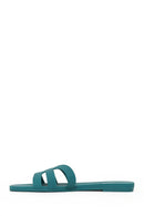 Woman Green Jelly Slipper | Derimod