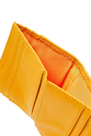 Woman Yellow Quilted Card Holder | Derimod